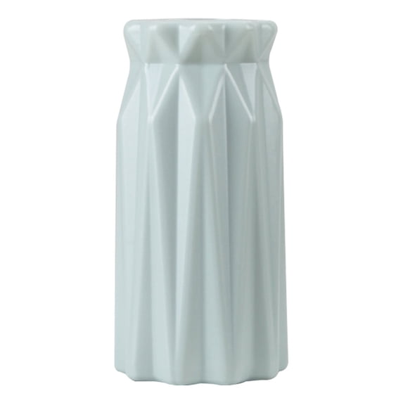 Dienrx Thickened Plastic Decorative Vase, Lightweight Floral Storage Container For Hydroponic Plants Household Desk And Living Room Tabletop Arrangement