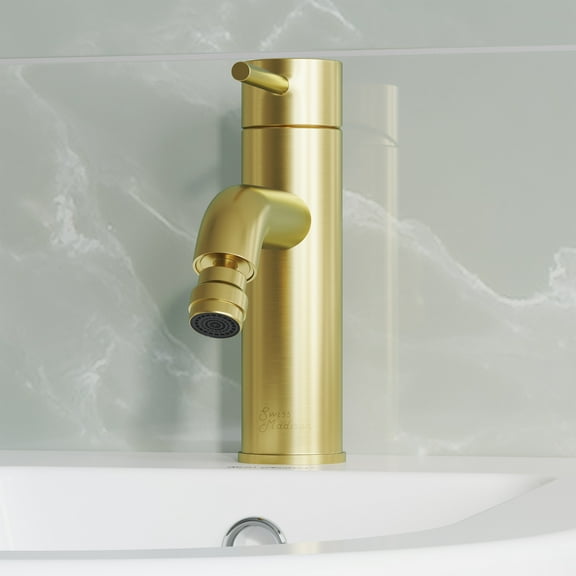 Dieppe Bidet Faucet in Brushed Gold