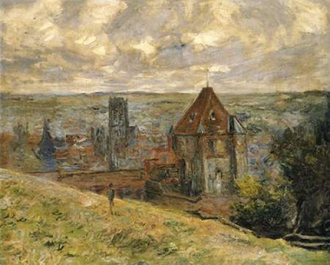 Dieppe Canvas Art - Claude Monet (24 x 30)