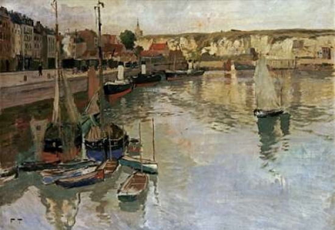 Dieppe Canvas Art - Fritz Thaulow (20 x 28)