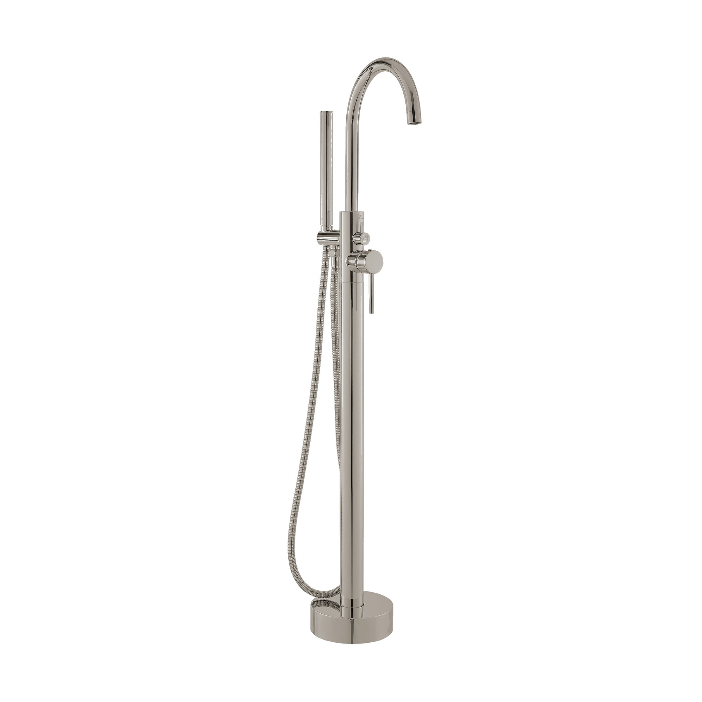 Dieppe Freestanding Bathtub Faucet in Brushed Nickel