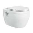 thumbnail image 1 of Dieppe Wall-Hung Elongated Toilet Bowl in Matte White, 1 of 2