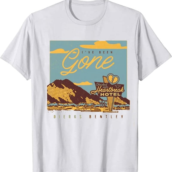 Dierks Bentley GONE T-Shirt T-shirt Sizes S-5XL Goldengate