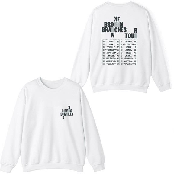 Dierks Bentley Merch Broken Branches Tour 2025 Crewneck Sweatshirt Unisex Men Women Long Sleeve