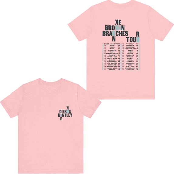 Dierks Bentley Merch Broken Branches Tour 2025 T-shirt Unisex Men Women Short Sleeve Casual Tee