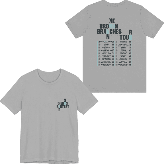 Dierks Bentley Merch Broken Branches Tour 2025 T-shirt Unisex Men Women Short Sleeve Casual Tee