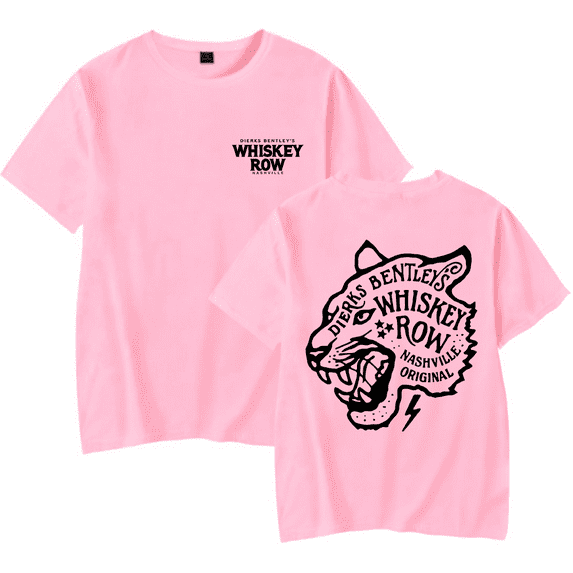 Dierks Bentley Merch Whiskey Row Nashville Original T-shirt Men Women Short Sleeve Casual Tee