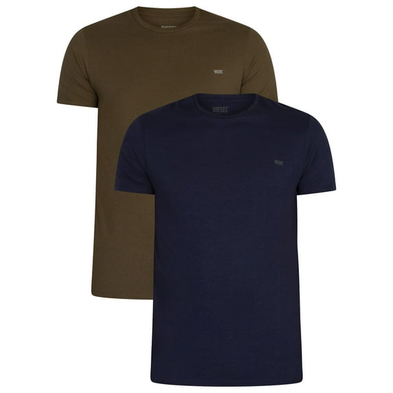Diesel 2 Pack Lounge Randal Crew T-Shirt, Multicoloured