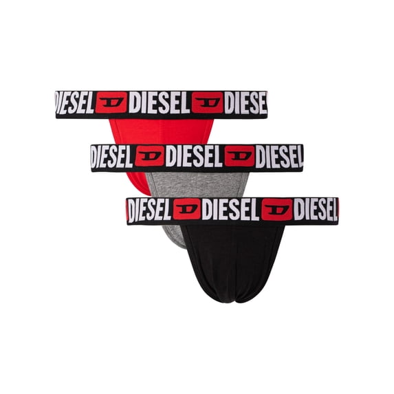Diesel 3 Pack Jockstrap, Multicoloured