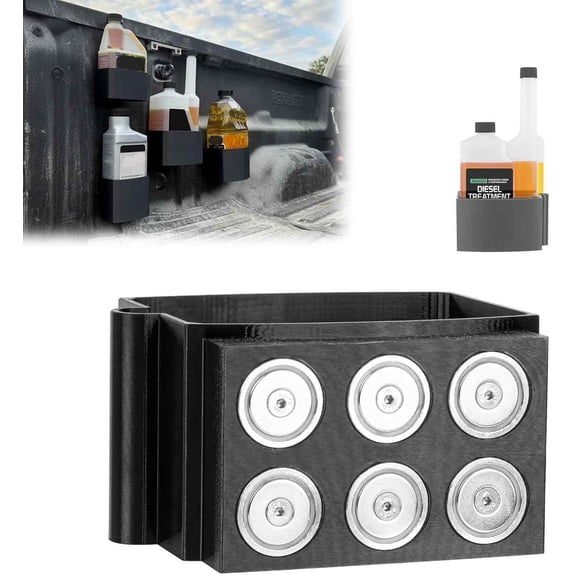 Diesel Additive Holder Compatible with Archoil AR6500 40.6 oz Bottle, Magnetic Fuel Bottle Organizer for Truck Bed Toolbox Garage