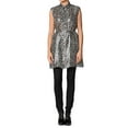 thumbnail image 1 of Diesel Ariel Leopard-Print Dress Black S, 1 of 1