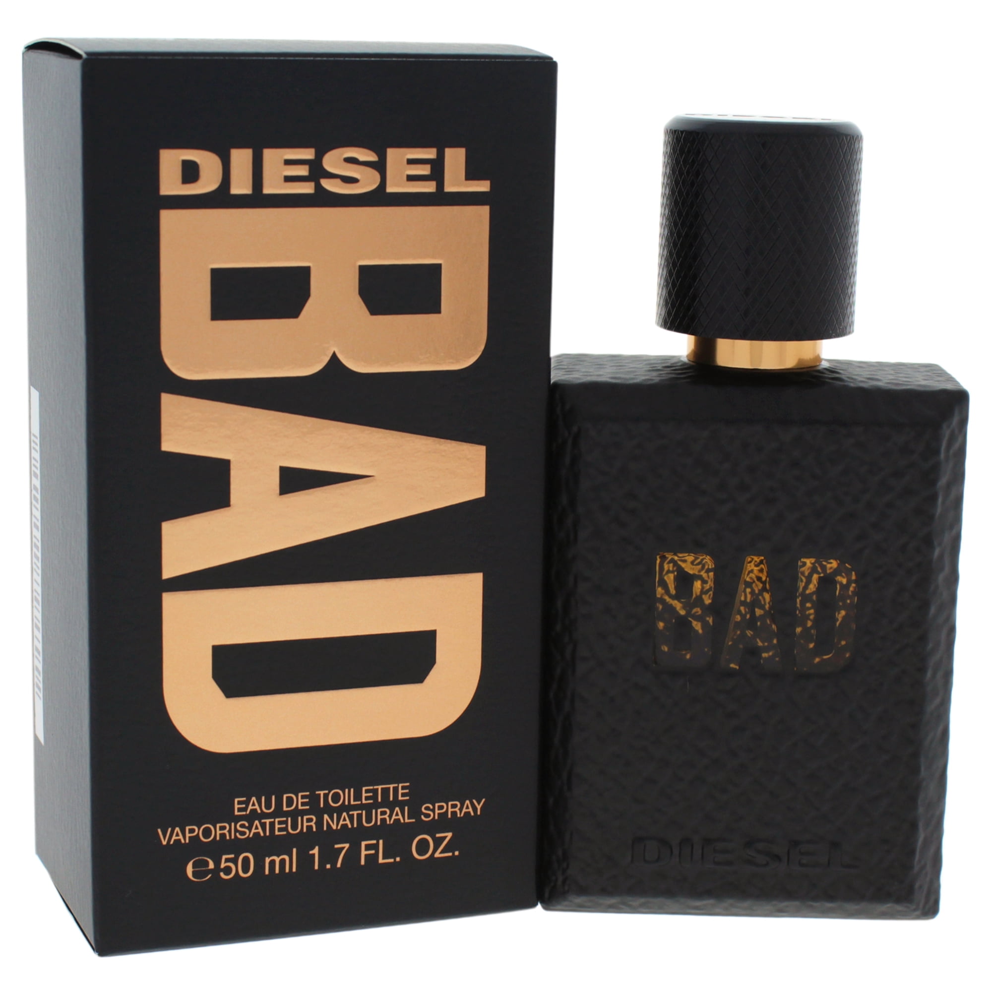 Diesel Bad Eau de Toilette, Cologne for Men, 1.7 Oz