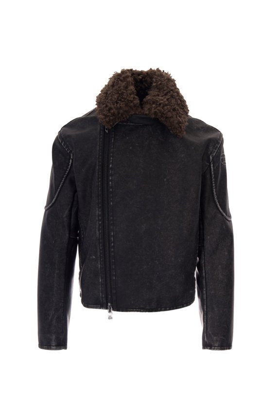 Black Alex Polyurethane Jacket (Men's)