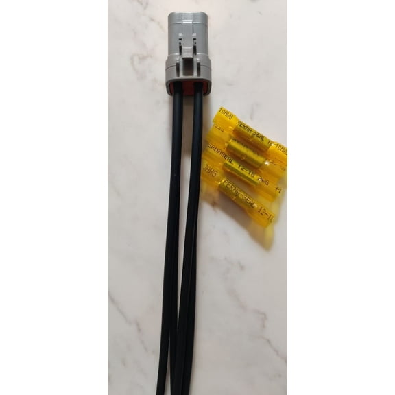 Diesel Connector. Cummins Module, Power Connector for P#3684275RX. ECM Power Supply.