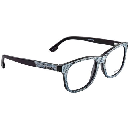 Diesel DL5124 Black Classic Square Eyeglasses for unisex