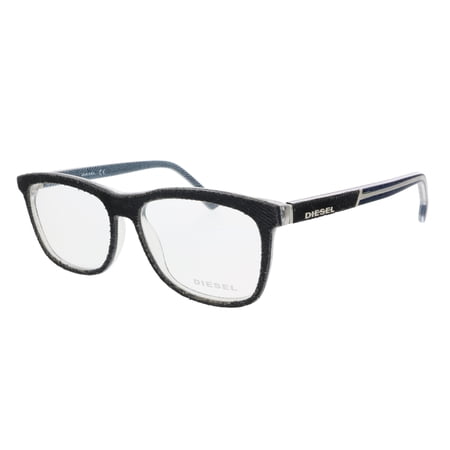 Diesel DL5191 005 Black Modified Rectangle Optical Frames for mens