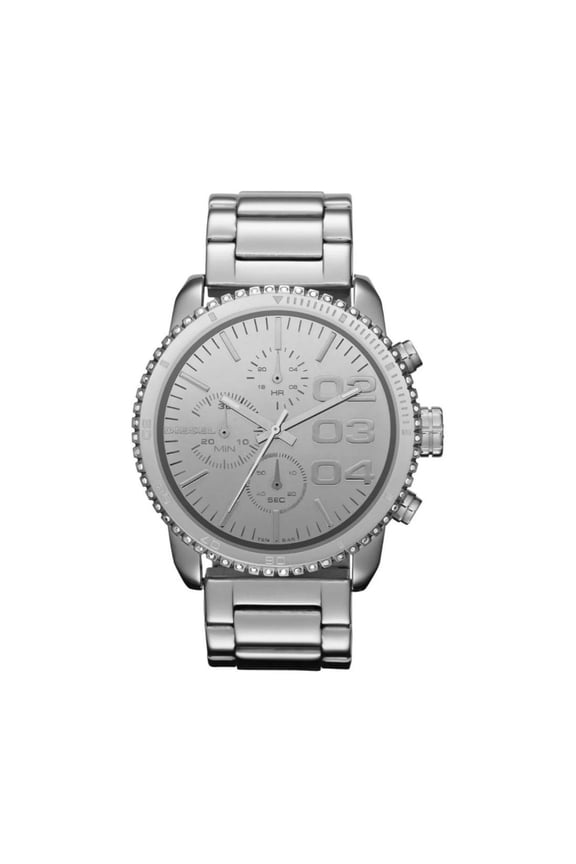 Double Down Women's Silver Dial Quartz Chronograph Watch DZ5337