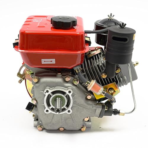 Diesel Engine 4-Stroke 3-Horsepower 2.2kW 196CC Single-Cylinder Diesel Engine,Recoil Start System Diesel Motor for Go Cart, Mini Bike, Garden, Small Agricultural$$Tools