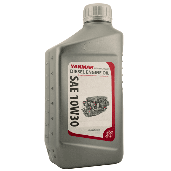 Diesel Engine Oil SAE 10W30 High Performance Low SAPS 1 Quart Marine & Industrial Engine Oil