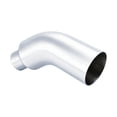 thumbnail image 1 of Diesel Exhaust Elbow Tip, 5" Inlet 7" Outlet Exhaust Pipe Tip Elbow Side Exit Exhaust Tip, Heavy-Duty Steel Chromed Turndown Exhaust Tip for Pickup Trucks Cars, 1 of 7