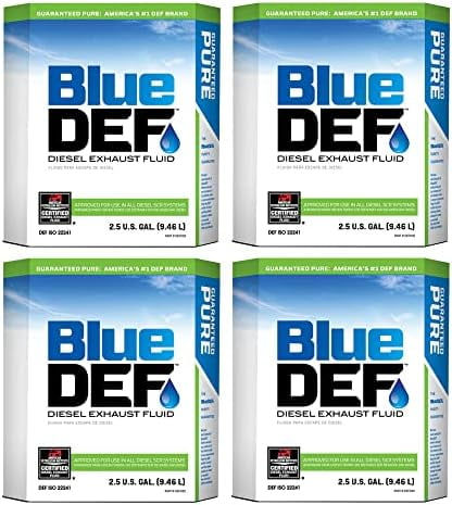 Diesel Exhaust Fluid Synthetic Urea Deionized Water 2.5 Gallon (4 Pack)