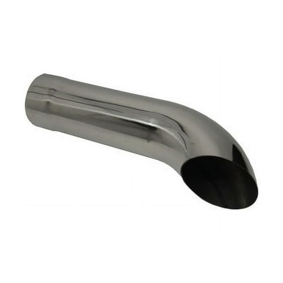 Diesel Exhaust Tip 3.50" Dia X 16.00" Long 3.00" Inlet WTD35016-300-SS Turn Down Stainless Steel Wesdon Exhaust Tip
