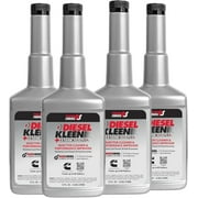 Diesel Fuel Additive Pack of 4 12 oz for Injector Cleaning and Diesel Kleen Cetane Boost, Diesel Fuel Treatment for Power Restoration, Diesel Additive for Lubrication and Compatibility, 3012