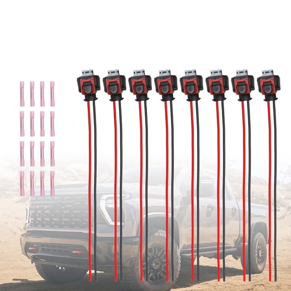Diesel Fuel Injector Harness Connector Pigtail for 2017-23 GMC L5P 6.6L Duramax