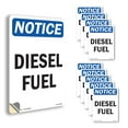 thumbnail image 1 of Diesel Fuel OSHA Notice Vinyl Decal Label 18 Inch x 12 Inch - 10 Pack, 1 of 6