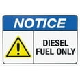 thumbnail image 1 of Diesel Fuel Only Warning Sign, Truck Metal Signs for Home Business Outdoor Indoor Road Yard Garage Street Wall Caution Custom Decor 12 x 8 Inch, 1 of 4