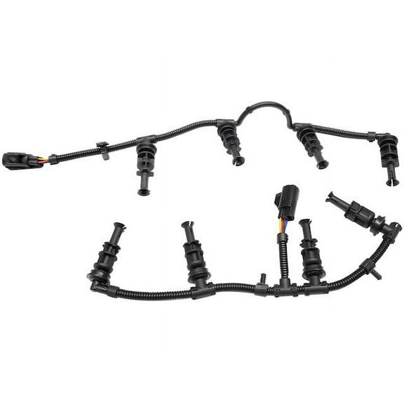 Diesel Glow Plug Wiring Harness - Compatible with 2008 - 2010 Ford F-450 Super Duty 6.4L V8 2009