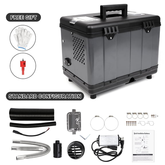 Diesel Heater 8KW, NURATIT 8KW Portable Diesel Air Heater with App Control, 18% Boost in Burning Efficiency, Auto Start-Stop, and 110V AC, for Car, RV, Campers, 2026 Upgraded
