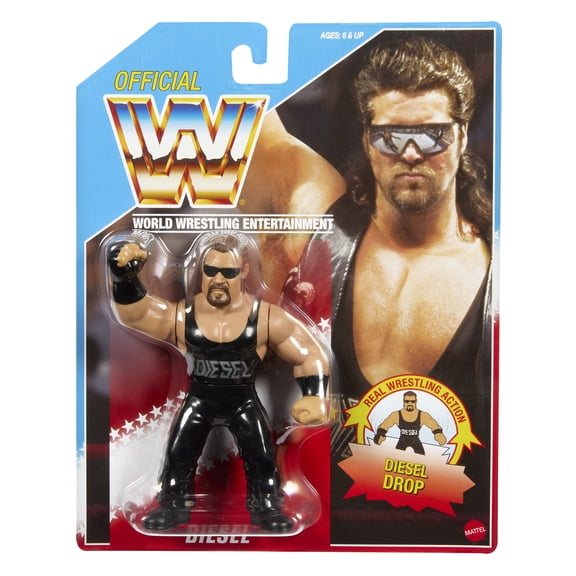 Diesel (Kevin Nash) - (Best of Wave 1) WWE Retros Ringside Exclusive Mattel WWE Toy Wrestling Action Figure