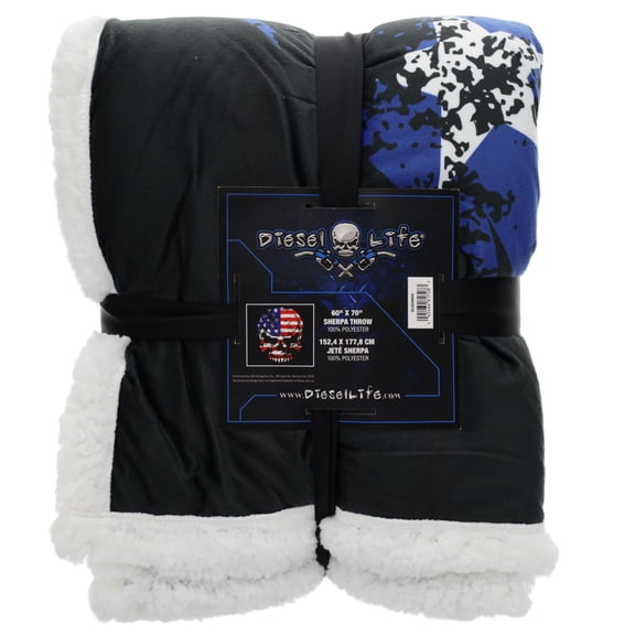Diesel Life License DL02AMSK 60x70 Digital Printed Knit Blanket