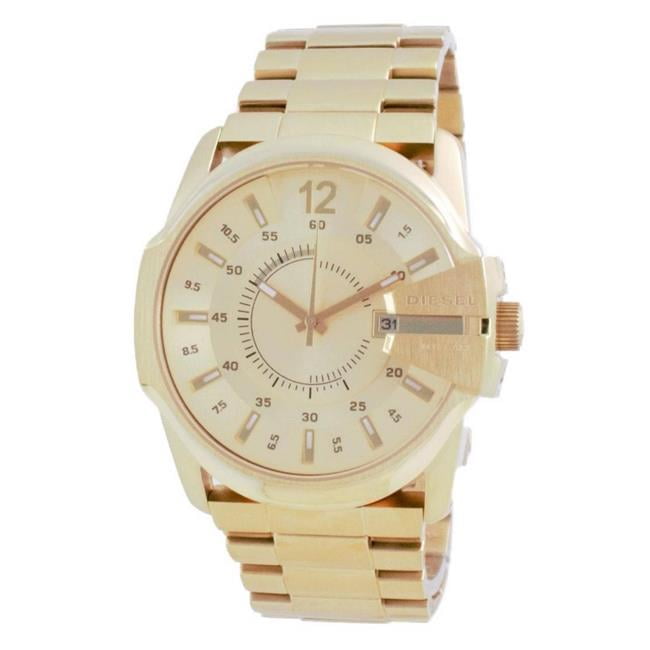 DIESEL ディーゼル DZ1952 腕時計 DZ-1952 ゴールド Diesel DZ1952 Master Chief Gold Tone Stainless Steel Quartz 100M