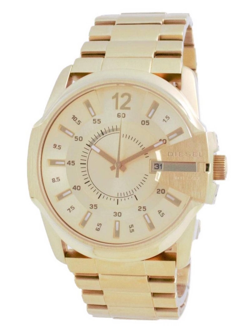 DIESEL ディーゼル DZ1952 腕時計 DZ-1952 ゴールド Diesel Master Chief Gold Tone Stainless Steel Quartz DZ1952 100M