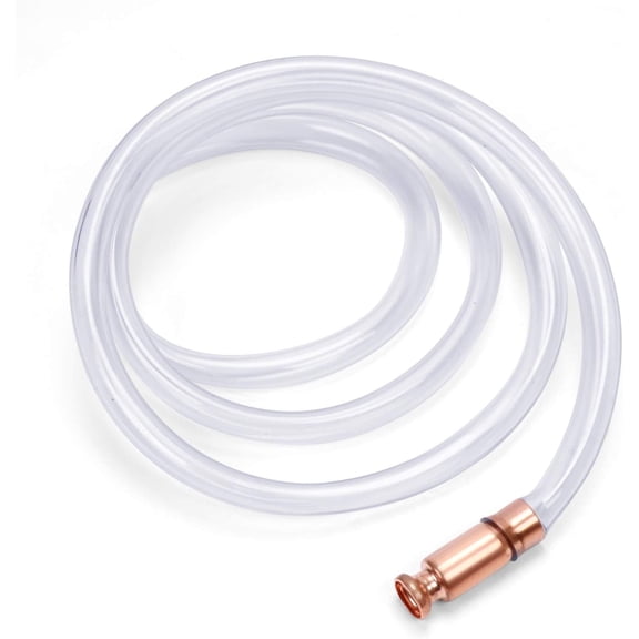 Diesel Mechanical Gas Siphon 10FT Multi-Purpose Super Easy Siphon Pump,3/4" Valve Virgin Grade Tubing Safe