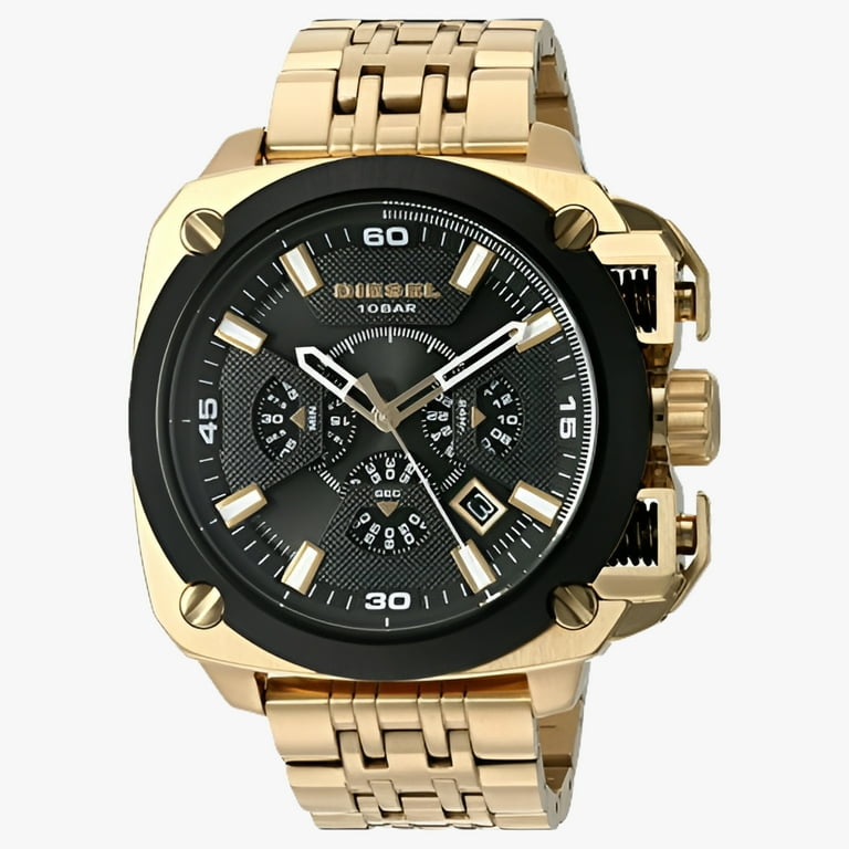 Diesel Men's Wristwatch, Bamf DZ7378, Gold Stainless-Steel, Quartz