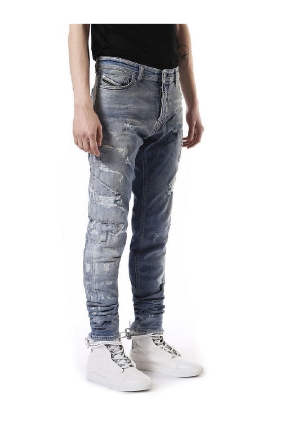 Men's Black Gold Type-2712 Bg8Rv Jeans Blue 29W