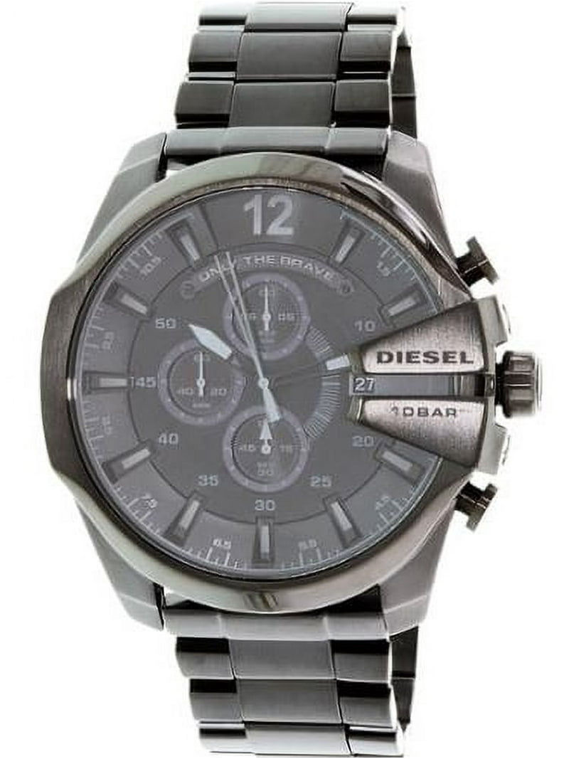 Diesel Men's Black Mega Chief Chronograph Watch DZ4355
