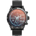 thumbnail image 1 of Diesel Men's Double Down DZ4311 Black Leather Quartz Watch, 1 of 4