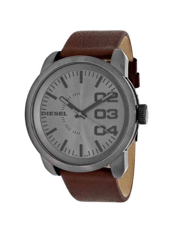 Men's Double Down Gunmetal Dial Watch - DZ1467