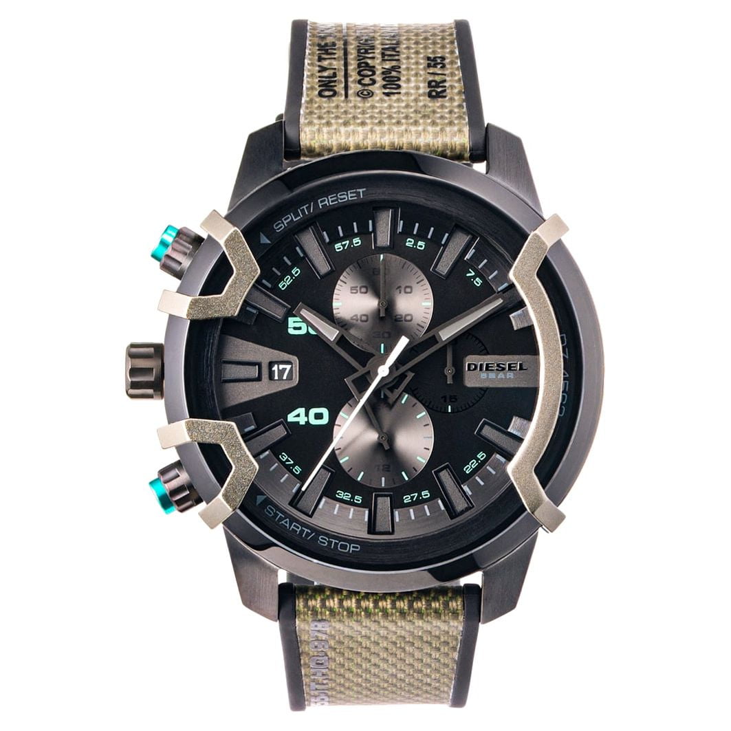 Green top diesel watch