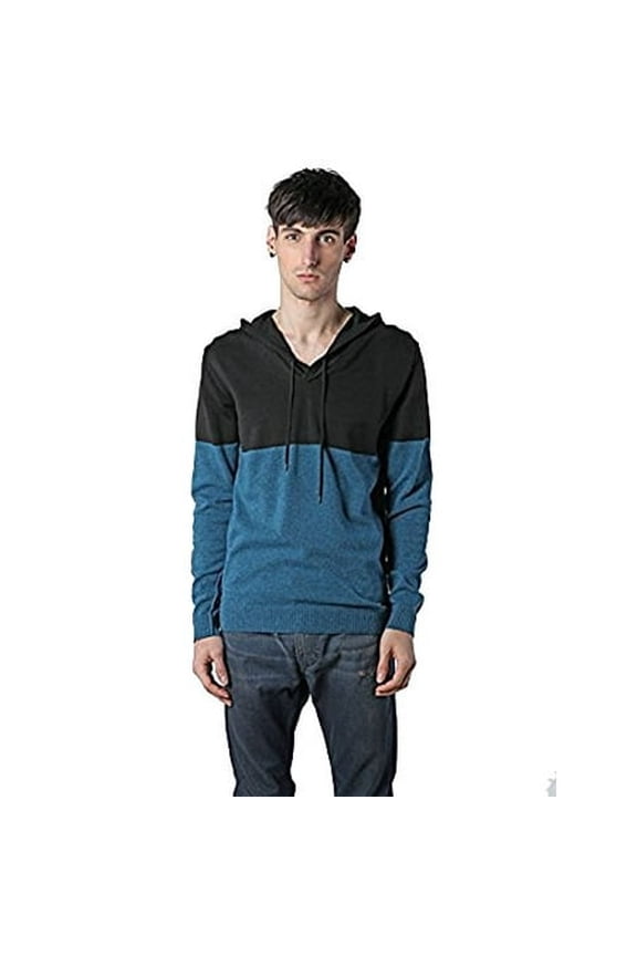 Men's K-Susa Long Sleeve Sweater Black/Blue (XX-Large)