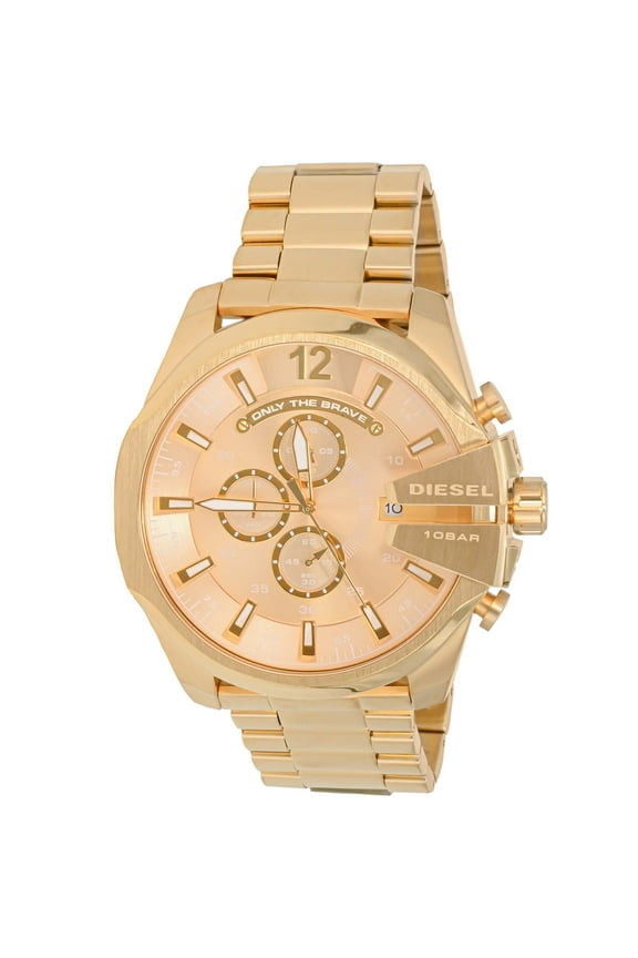 Men's Mega Chief Chronograph Gold-Tone Stainless Steel Watch - DZ4360