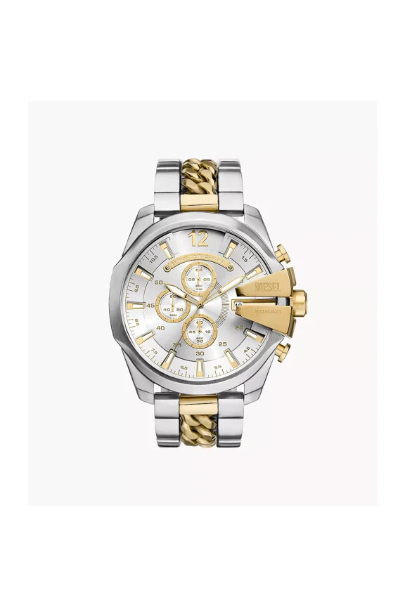 Men's Mega Chief Chronograph Two-Tone Stainless Steel Watch - 2-Tone /Gold /Silver