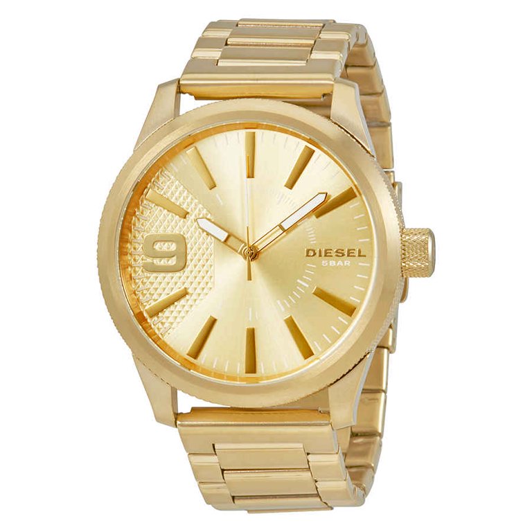 Diesel Men's Rasp DZ1761 Gold Stainless-Steel Japanese Quartz