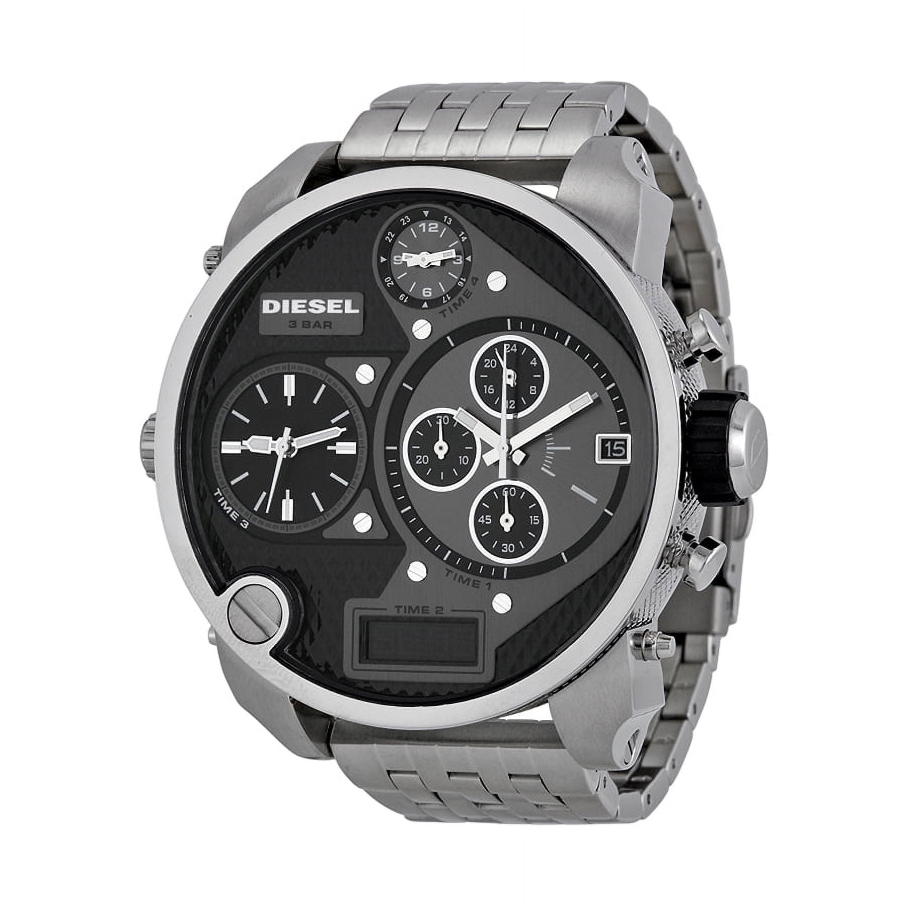 Diesel Men's SBA Wrist Chronograph, Analog-Digital Stainless Steel