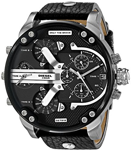 Diesel Men's Big Wrist Mr. Daddy 2.0 Chronograph, Black