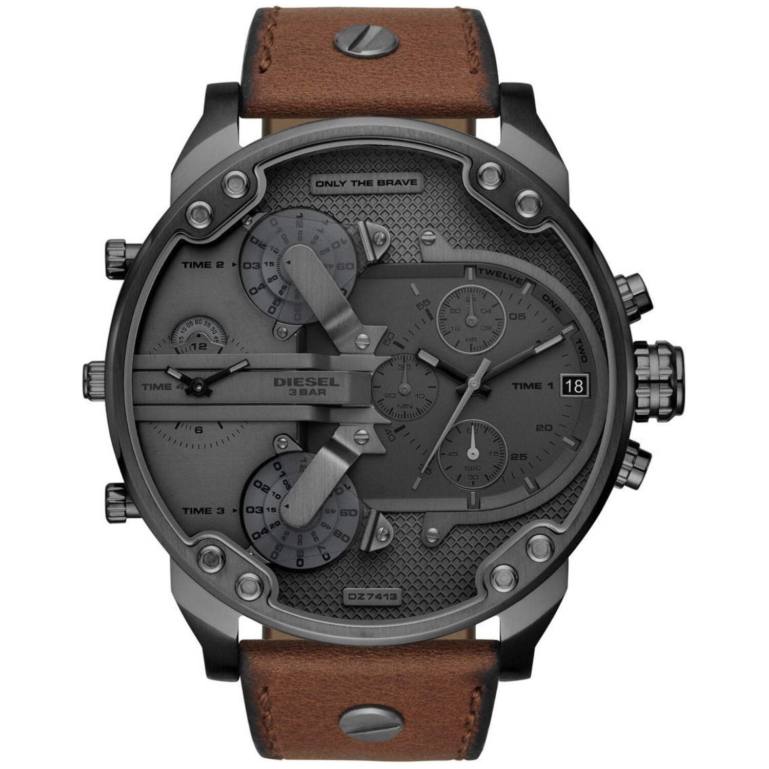 Diesel Mr. Daddy 2.0 Chronograph Quartz Grey Dial Men's Diesel Mr. Daddy 2.0 Chronograph Quartz Grey Dial Men's
